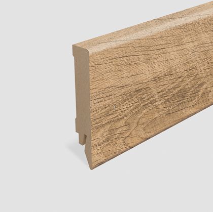 Plinta MDF Egger cubica 80x14 mm, 2,4 m, pentru parchet EL1089