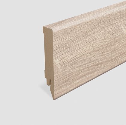 Plinta MDF Egger cubica 80x14 mm, 2,4 m, pentru parchet EL1087