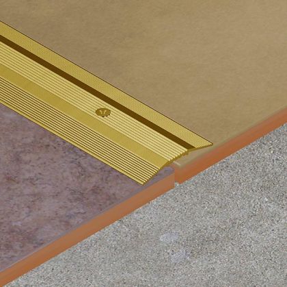 Trecere Prolux cu striatii din aluminiu eloxat 900x40x3 mm