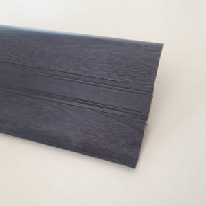 Plinta Lineco din PVC culoare stejar negru pentru parchet - 60 mm