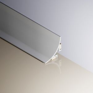 Profil concav autoadeziv din aluminiu eloxat 15x15 mm