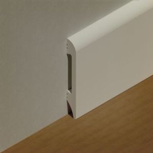 Plinta rotunjita polistiren extrudat 100x14mm, 2.5m, alba