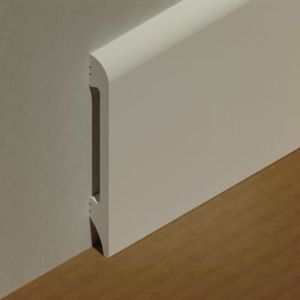 Plinta rotunjita polistiren extrudat 120x14mm, 2.5m, alba