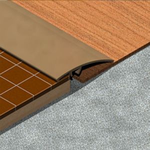 Trecere Lineco cu suruburi ascunse din aluminiu eloxat 900x41x14 mm