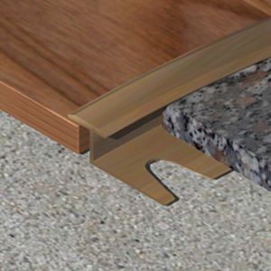 Profil T flexibil din aluminiu eloxat 2700x13x11mm