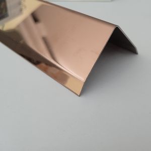 Cornier cu laturi tesite din inox  l=A=20mm