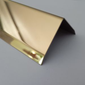 Cornier cu laturi tesite din inox  l=A=20mm